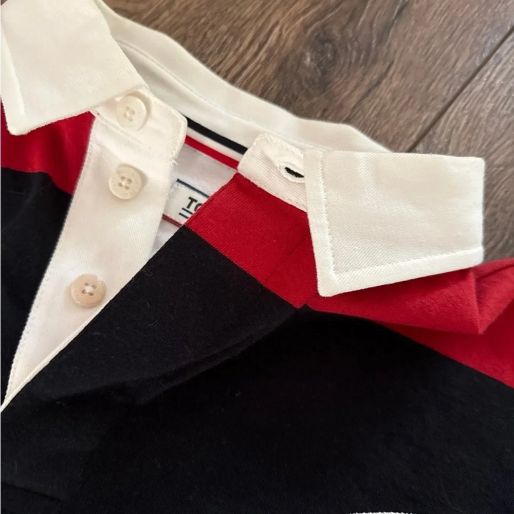 Tommy Hilfiger Red and White Polo - Picture 6 of 7